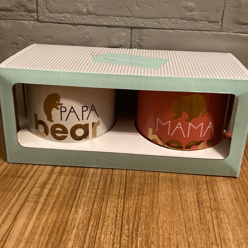 Mama and Papa Bear Coffee Mugs!!